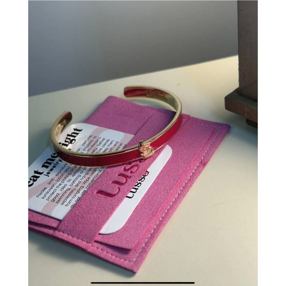 New 18kt Gold Plated Sterling Silver St. Louis Cardinals Lusso Helena Bracelet